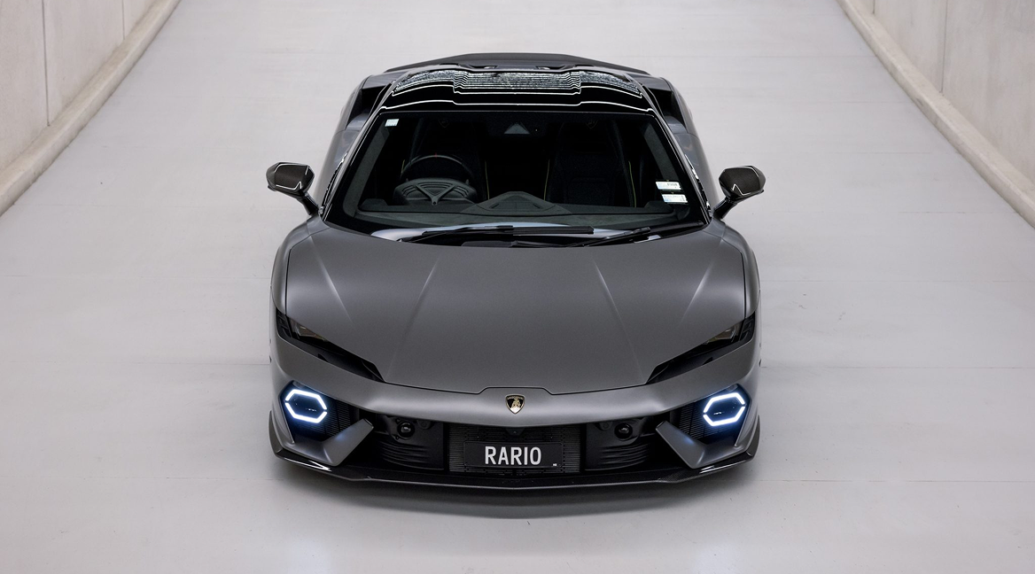  Sleek grey 2026 Lamborghini Temerario hybrid supercar