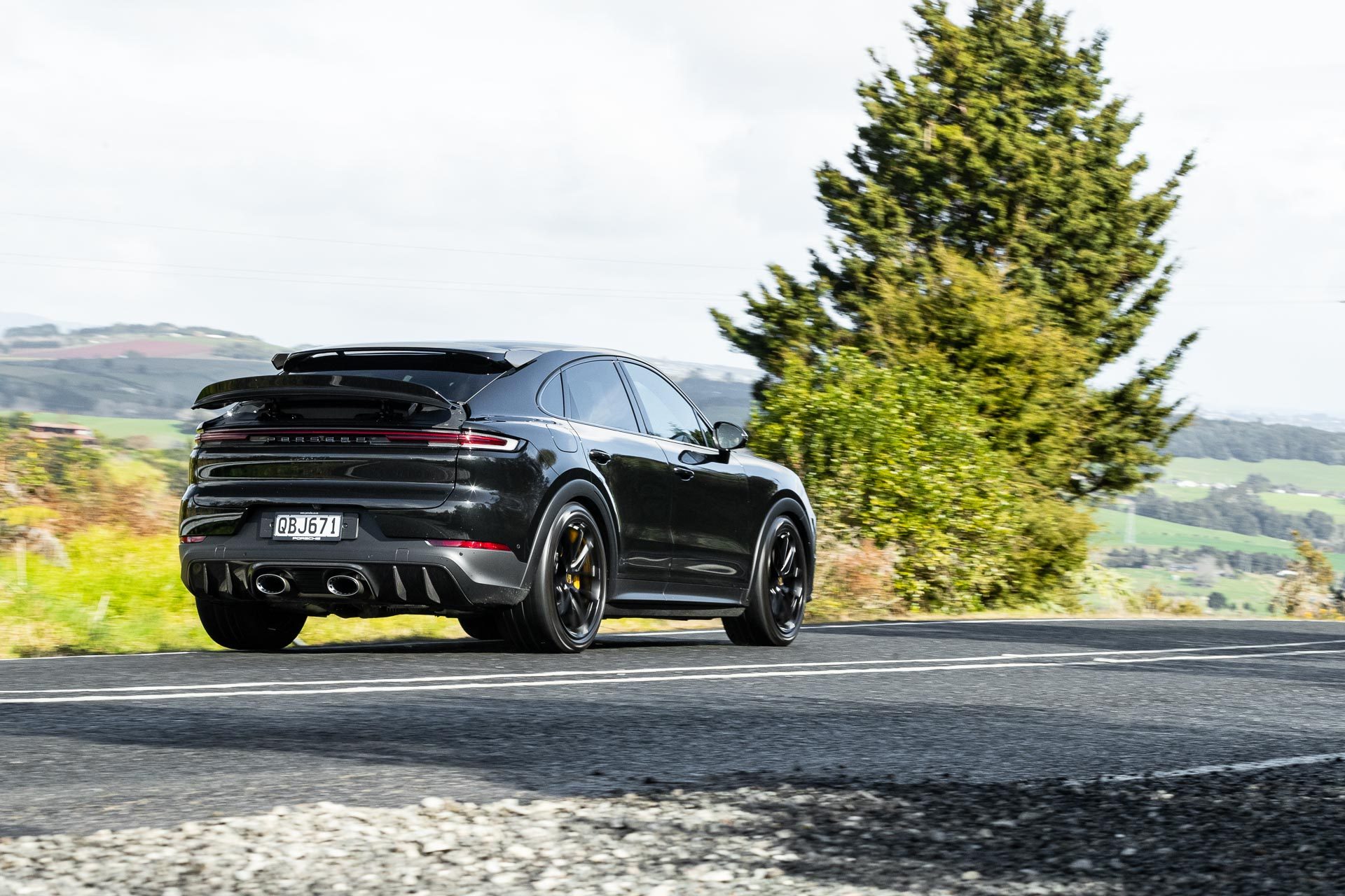 2023 Porsche cayenne Turbo GT rear cornering