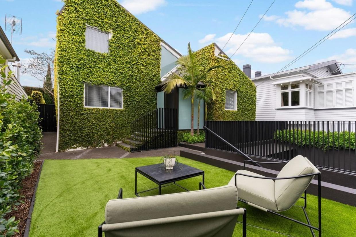 The “ivy” took a decade to grow.
