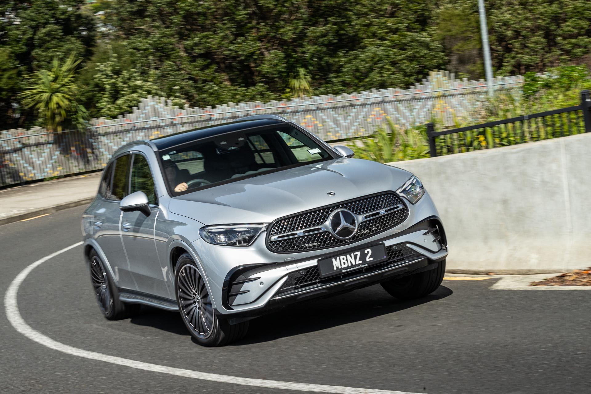 2023 Mercedes Benz GLC 300 apex of corner