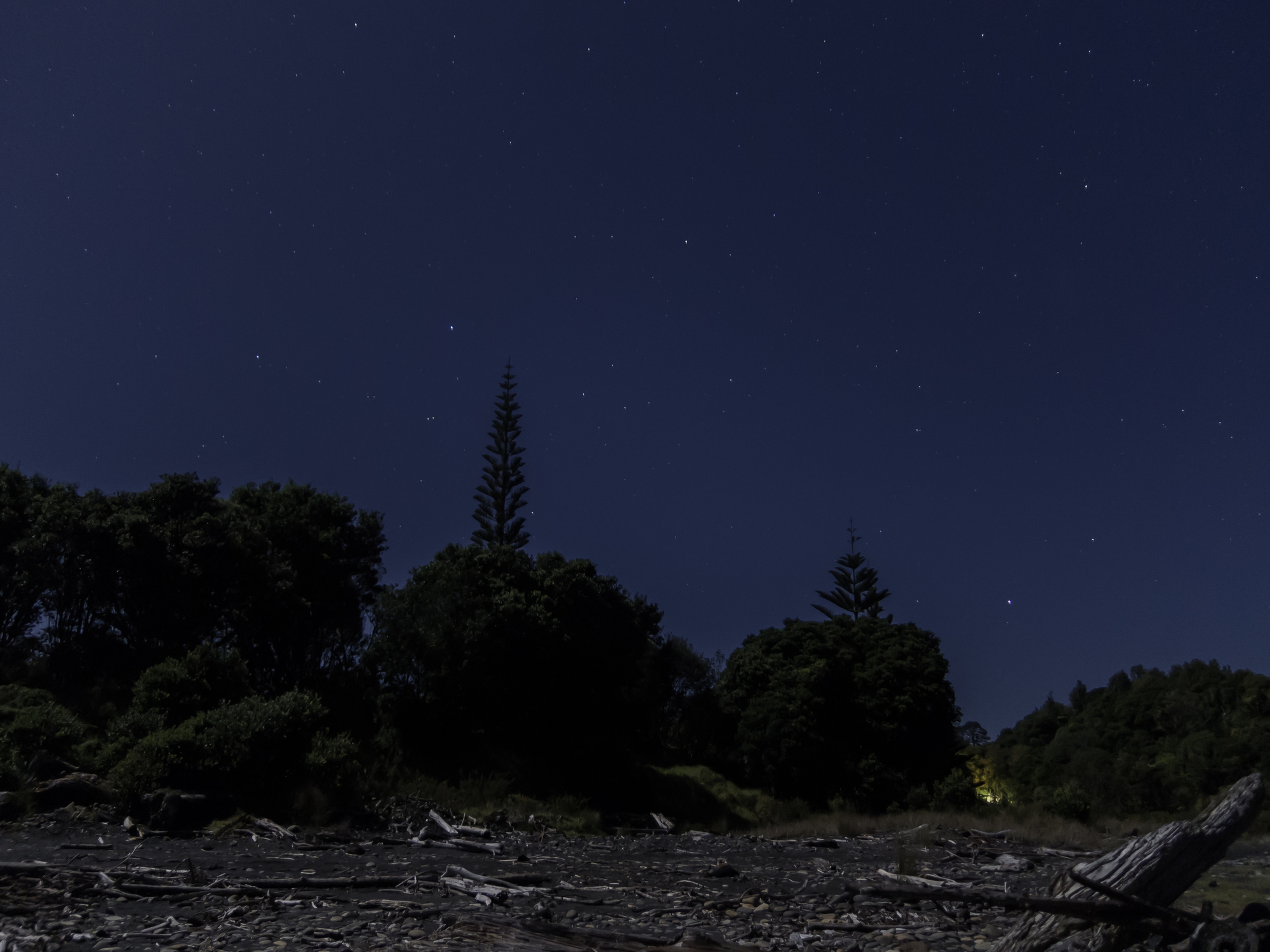 The night sky from Onaero Beach