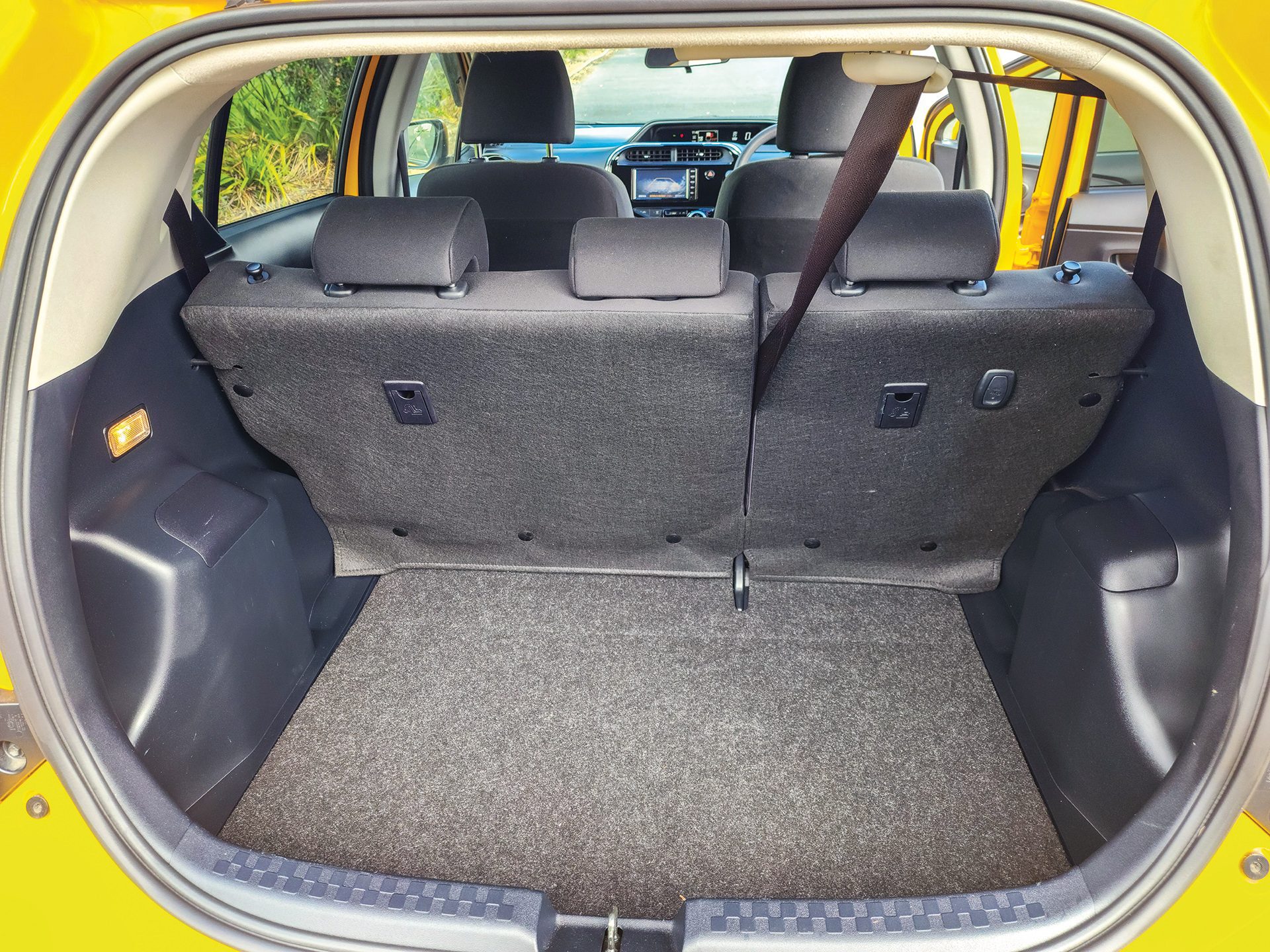 Toyota aqua hybrid interior