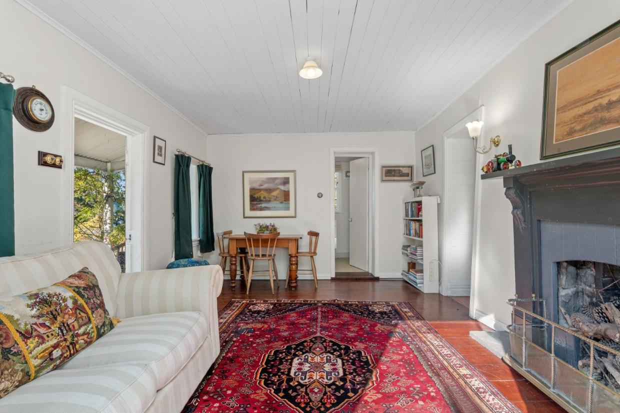 Interior in the cottage. 