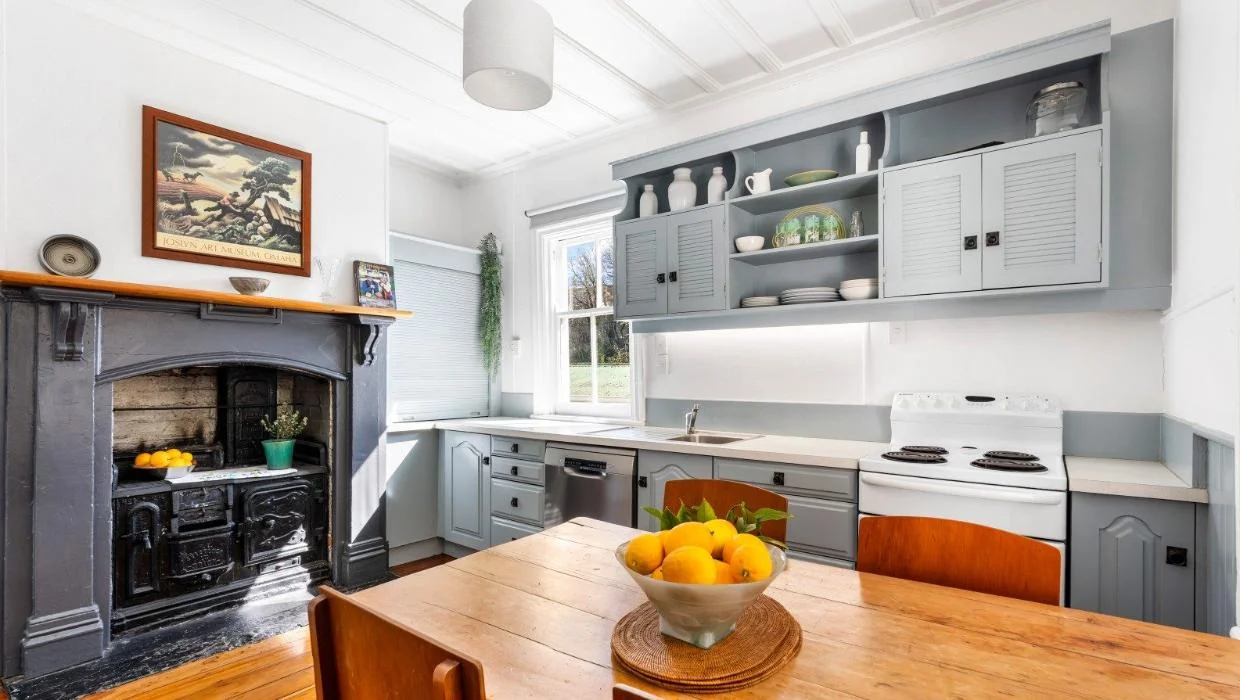 The new kitchen is in keeping with the traditional character.