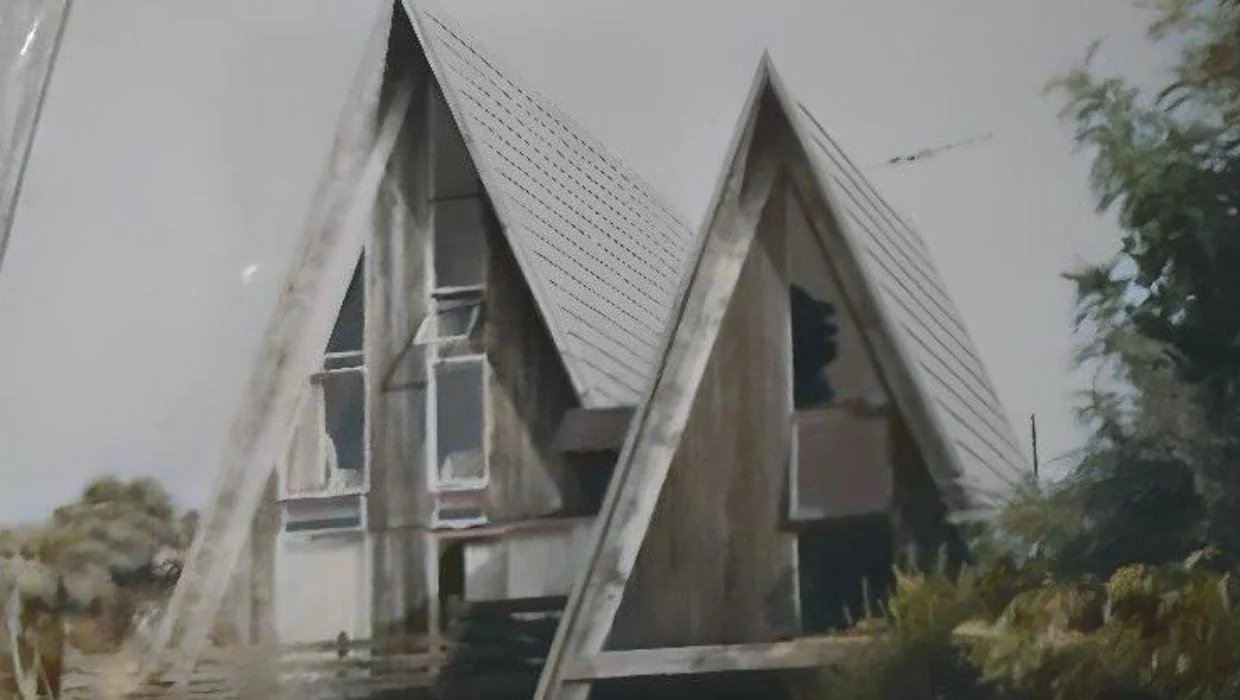 A frame house in 1970s