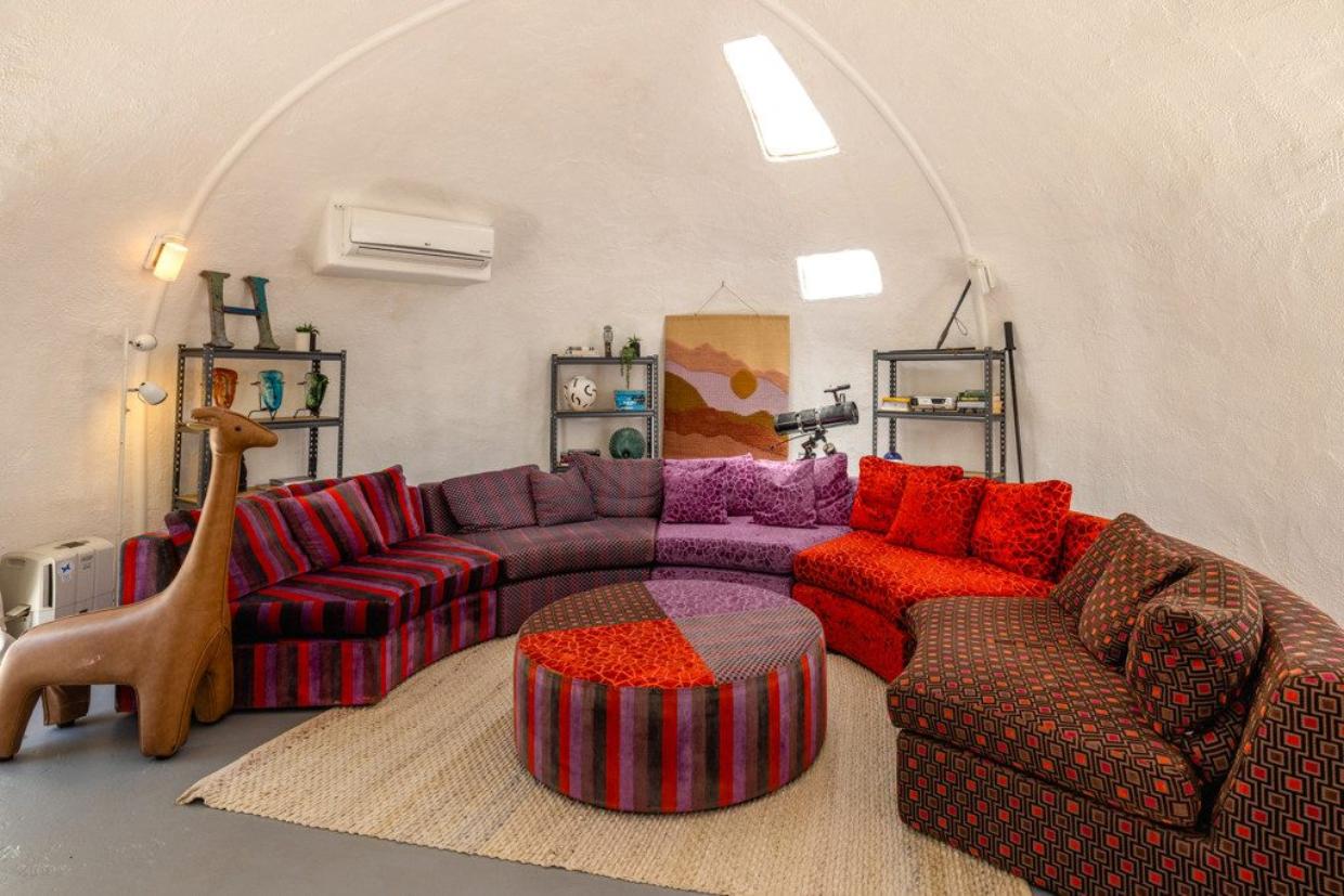 The curved couch is a favourite.