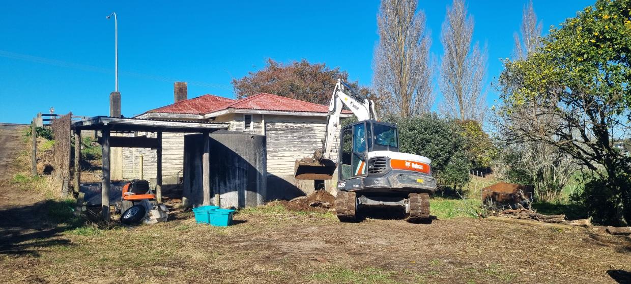 Continuous work on the house
