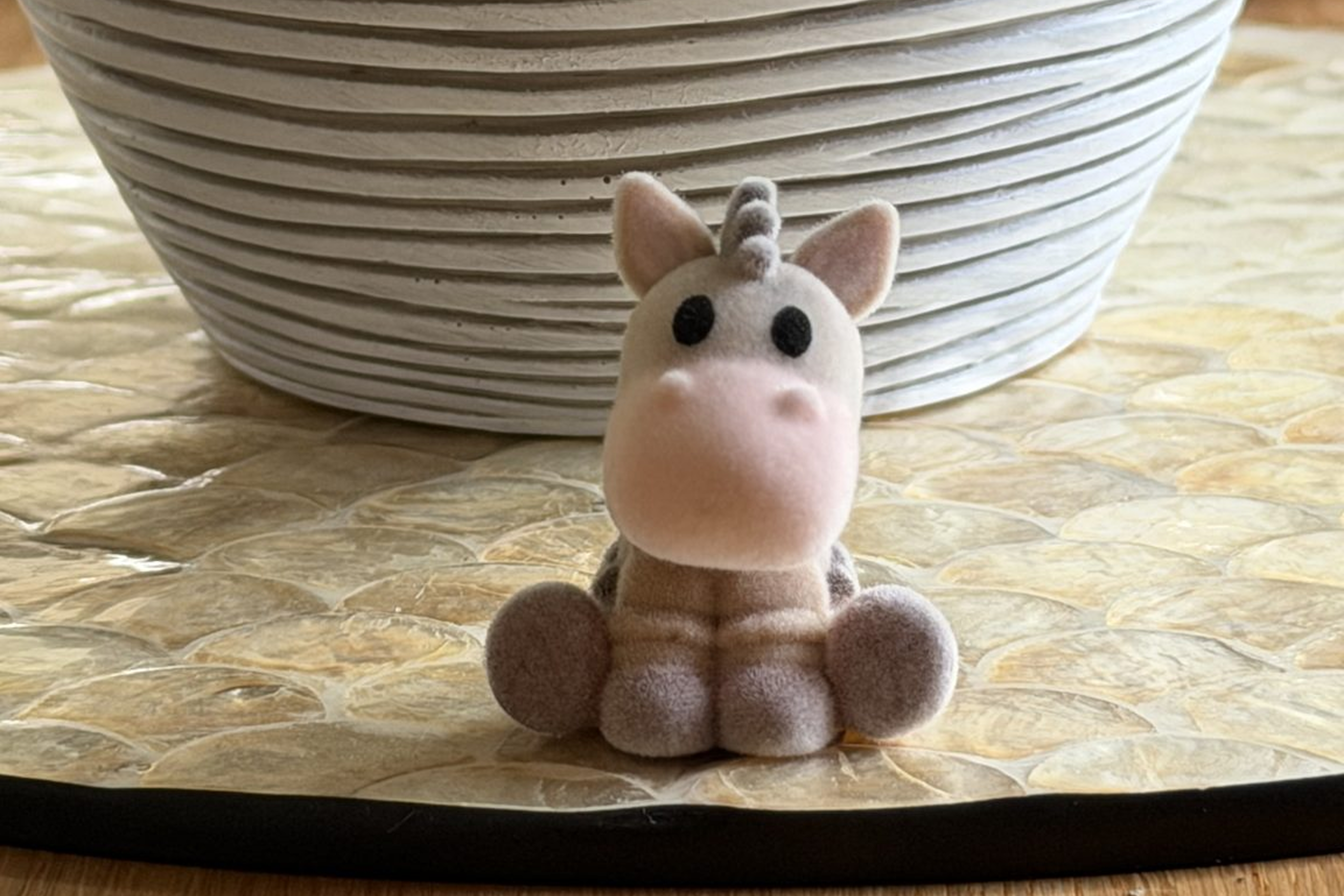 Ultra rare flocked bullseye Ooshie