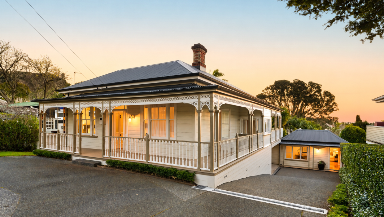 The historic home in Epsom has only had four owners. Photo: RAY WHITE