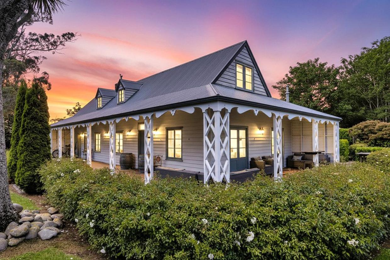 Exterior of house on Old West Coast Road.