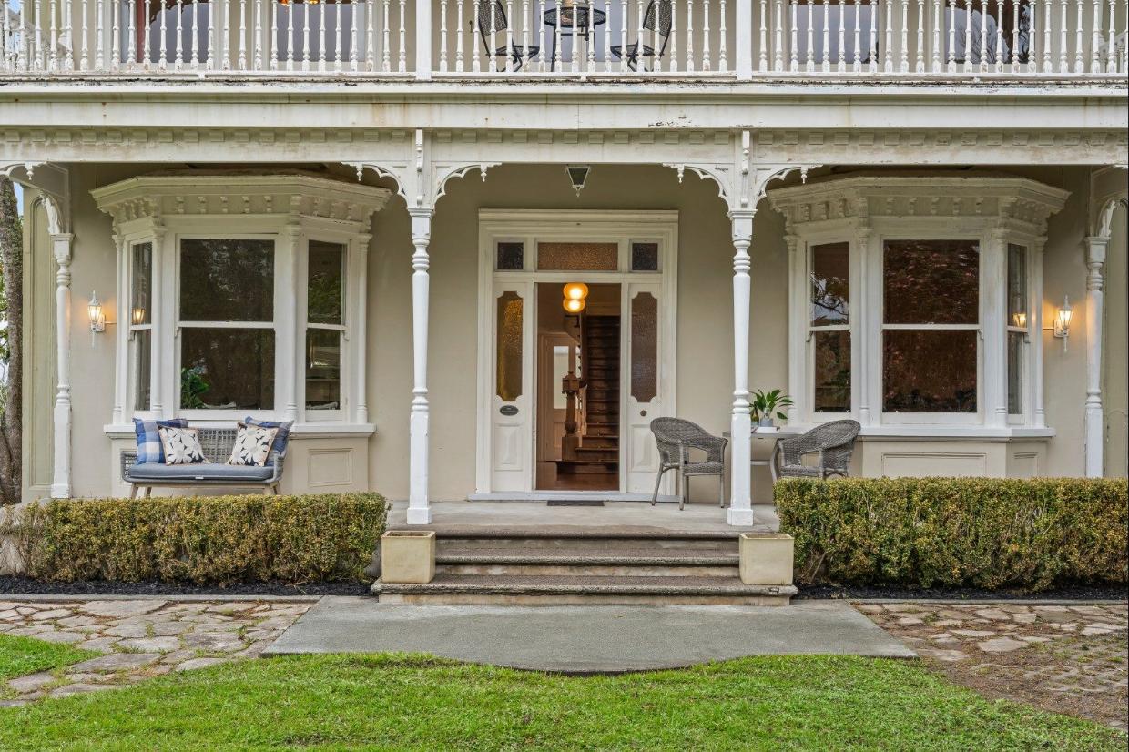 All of Riverina's original fretwork and other decoration remain. 