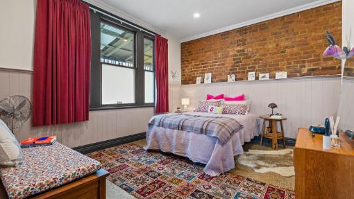 The bedroom is generous. Photo: Bayleys/TRADE ME