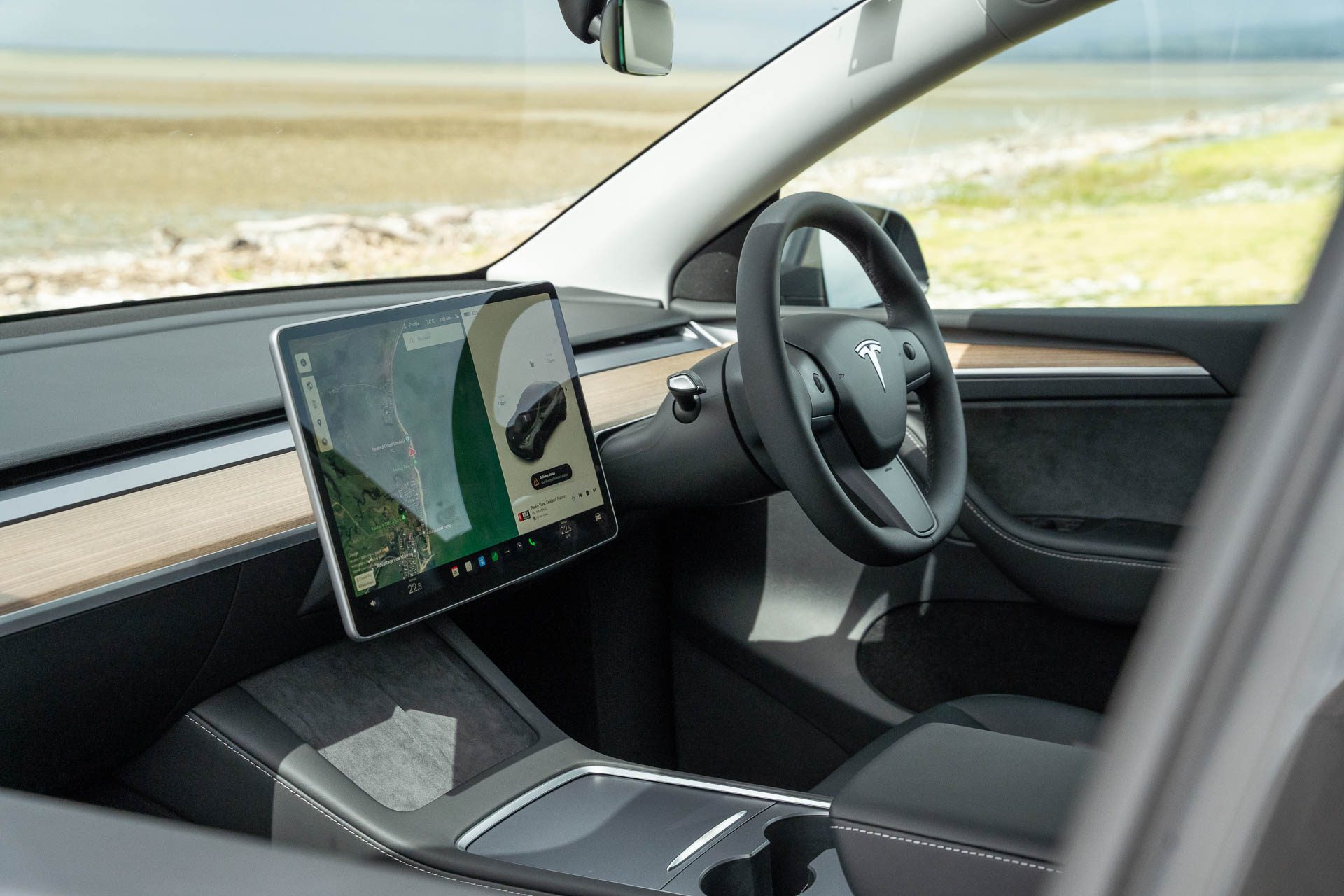 Tesla Model Y Performance Front Cockpit