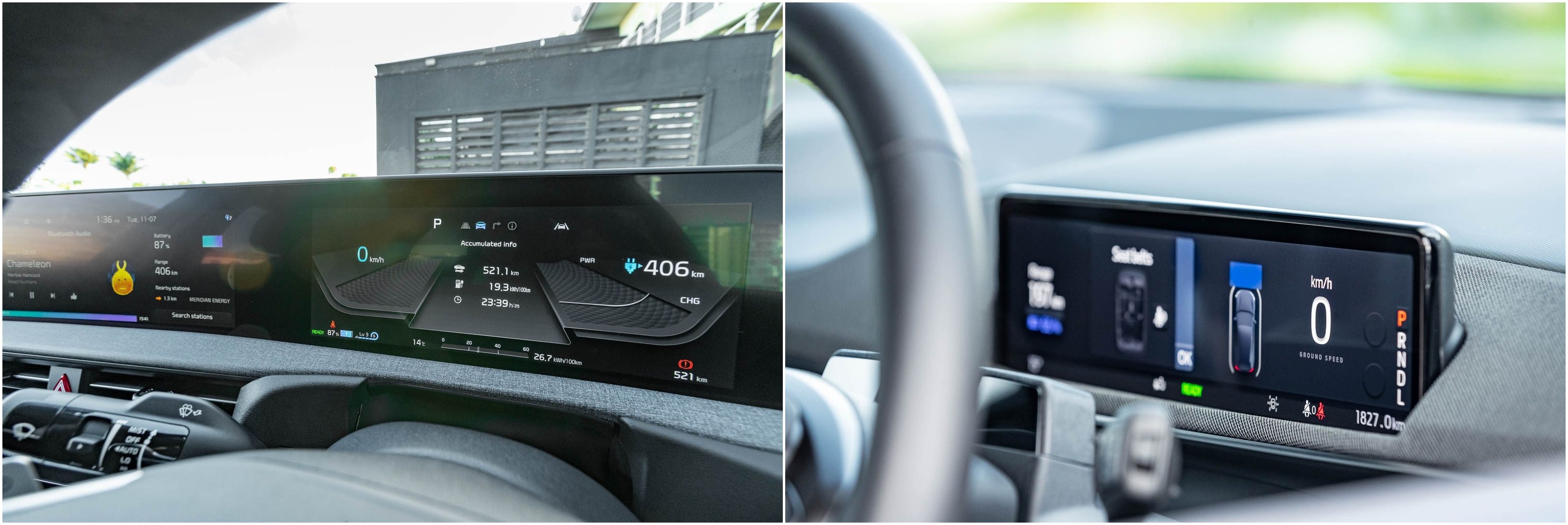 2023 Ford Mach-E vs Kia EV6 display