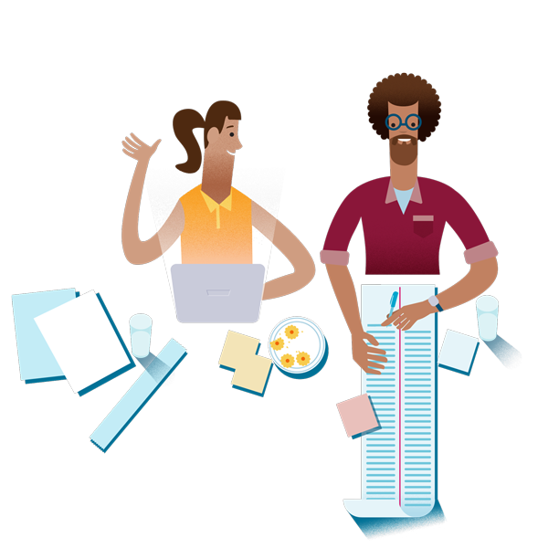 Planning the future steps. 