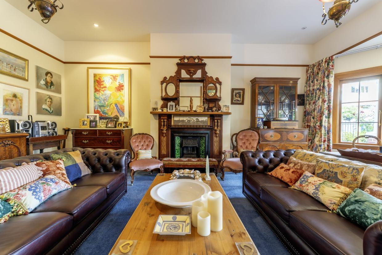 Colourful furnishings add a lively touch to rooms. Photo: Harcourts