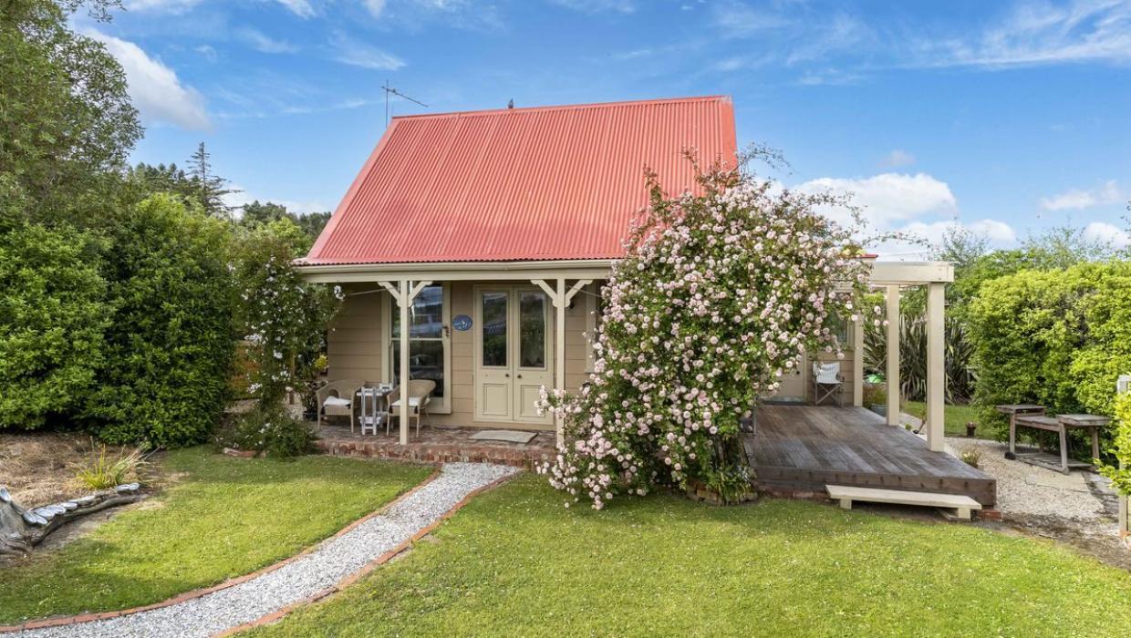 Exterior showing traditional character of the cottage.