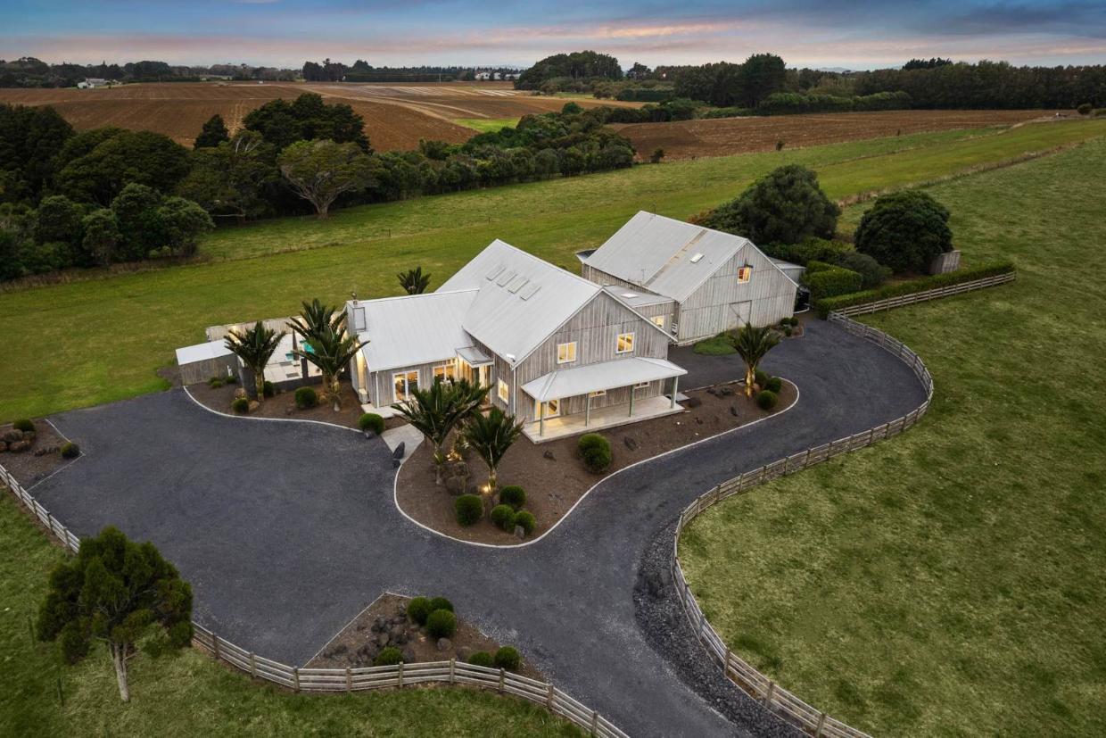 House and driveway view