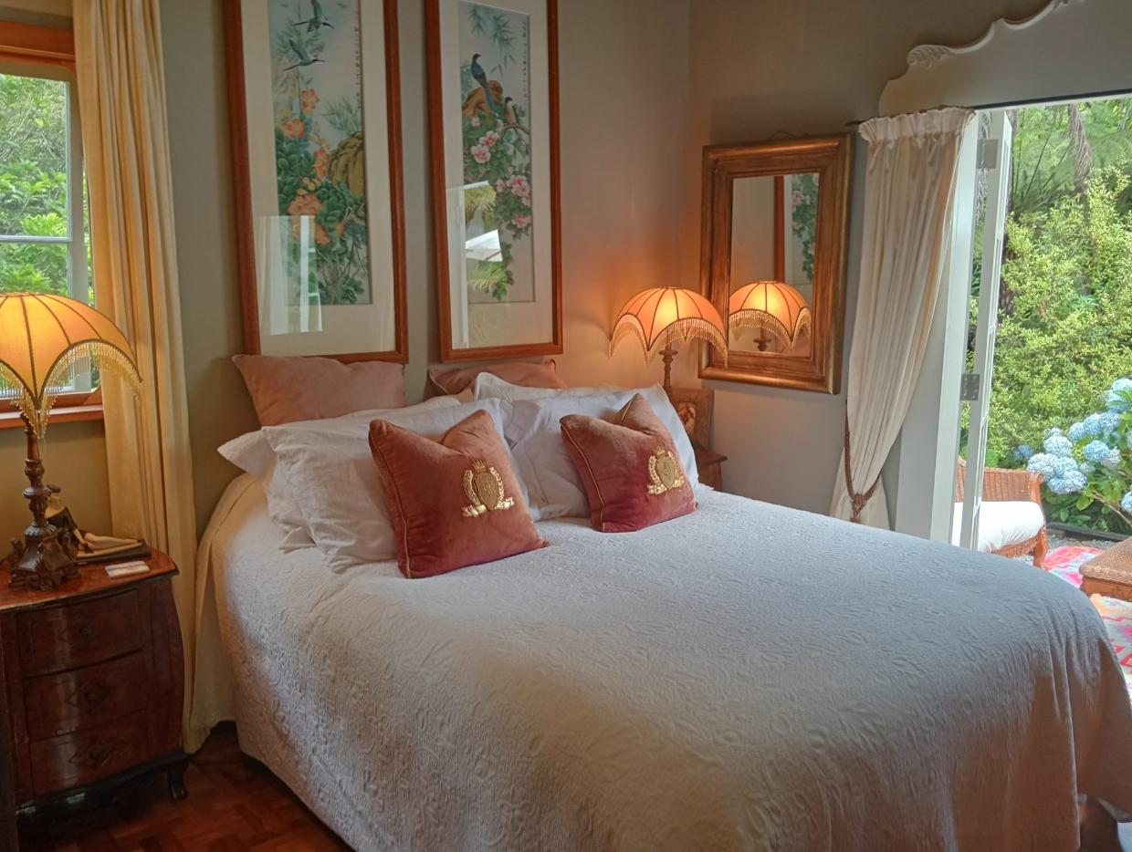 The cosy master bedroom.