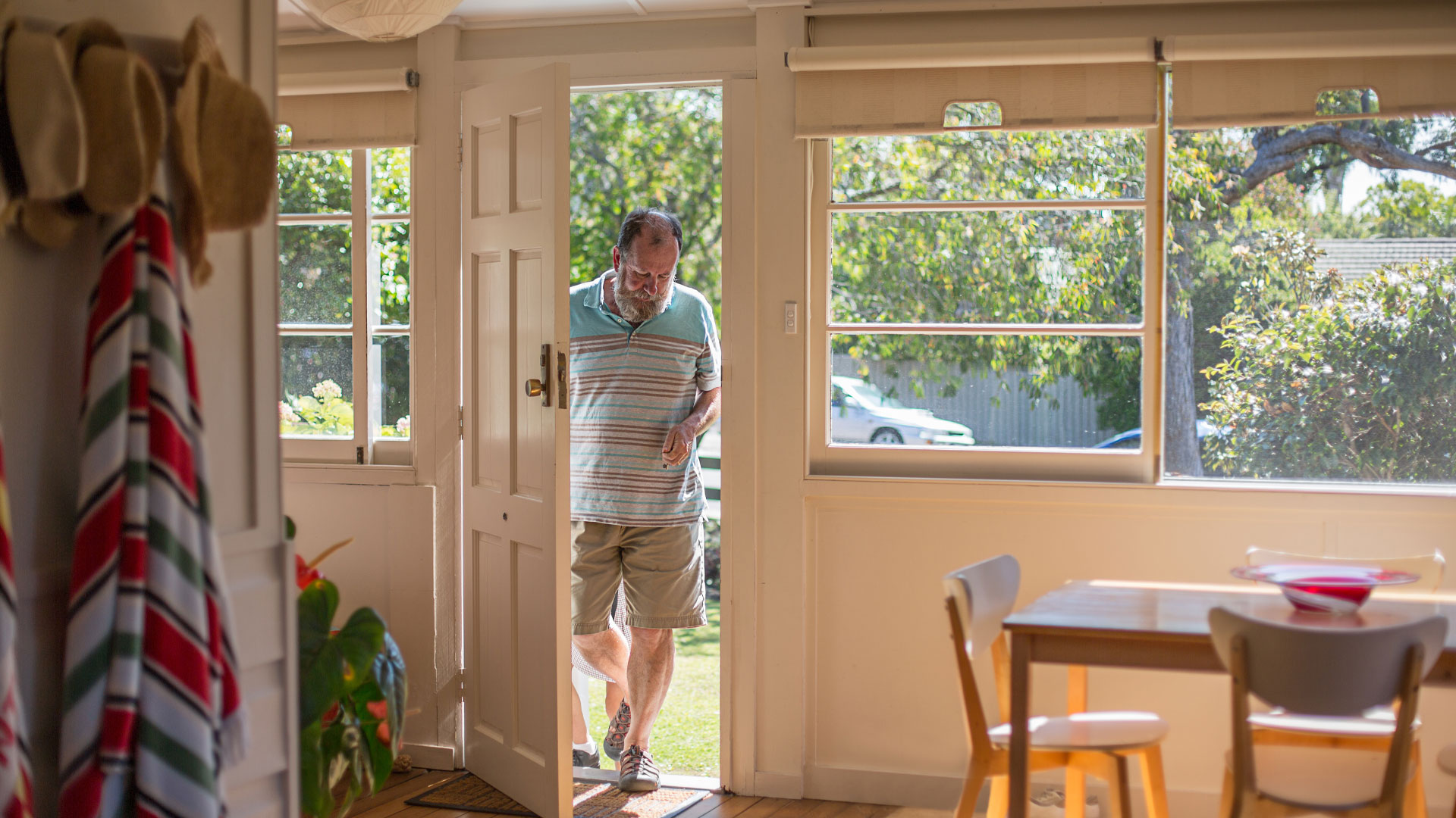 Landlord entering a property unannounced.