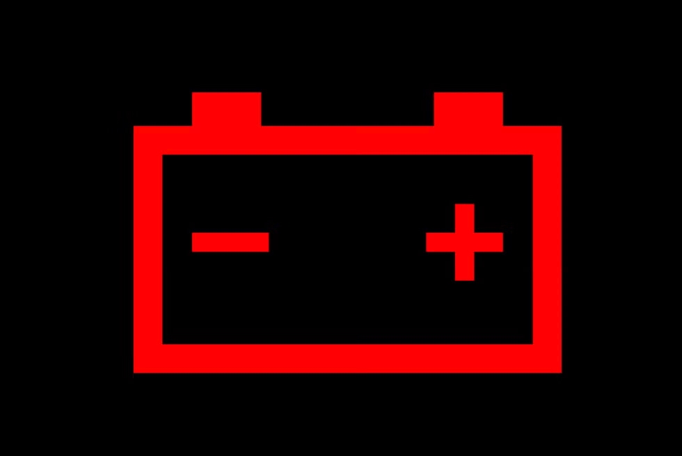 battery-warning light