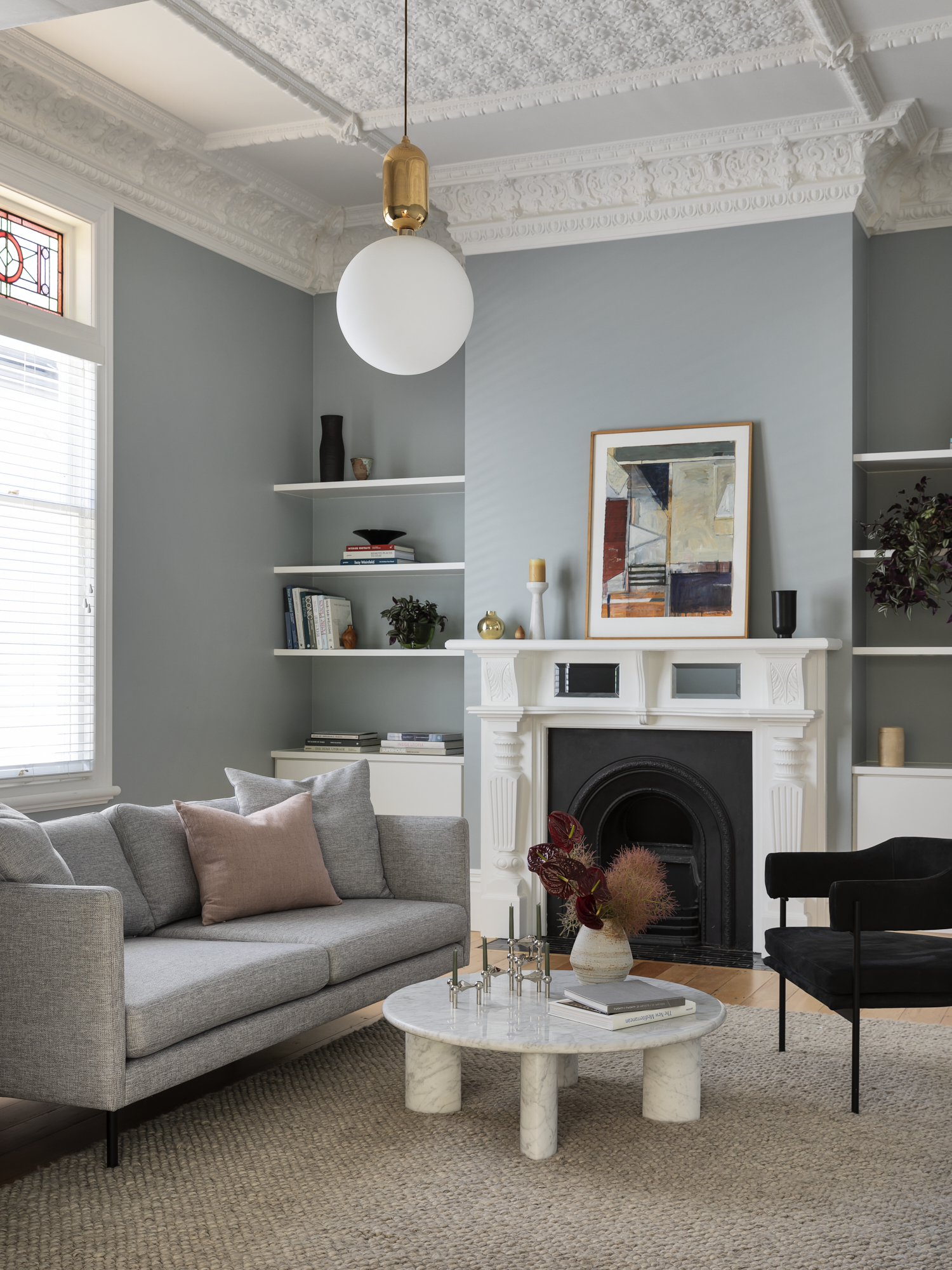Living area that has modern features and timeless design