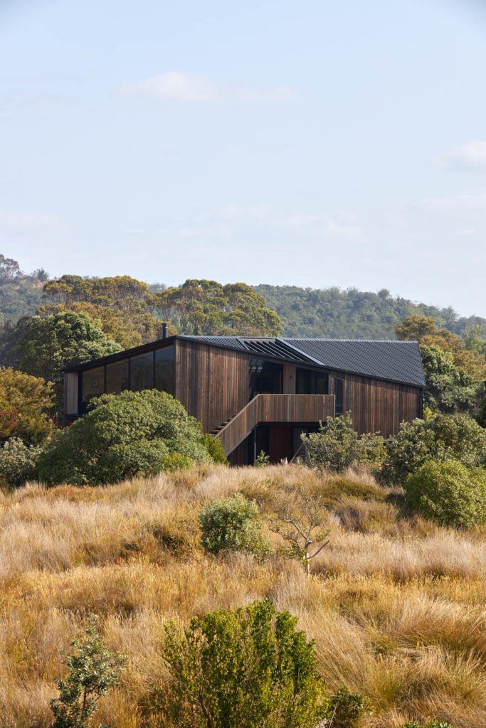 The house sits about 100 metres from high tide mark, at the edge of a wild dunescape.