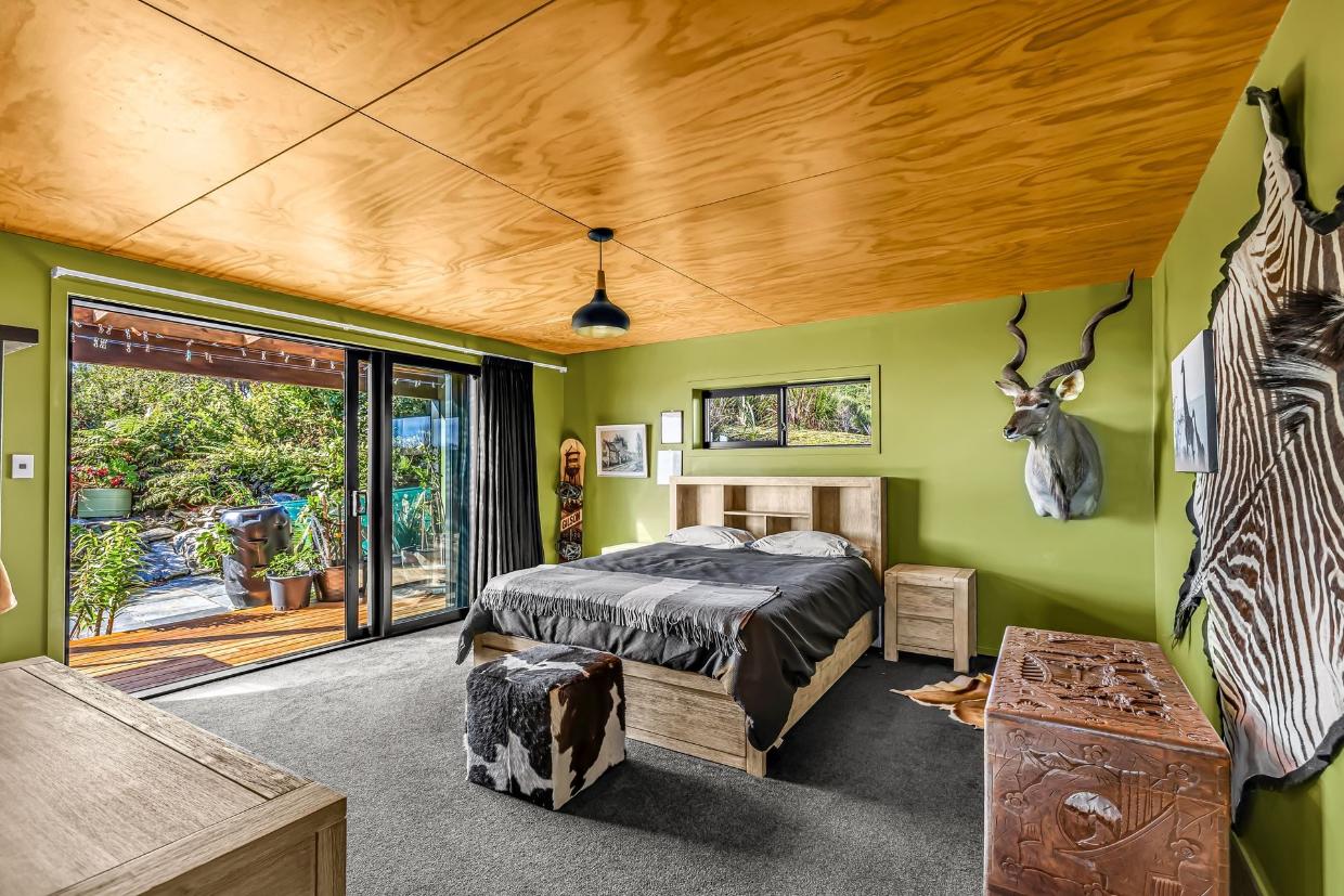 One of the two bedrooms. 
