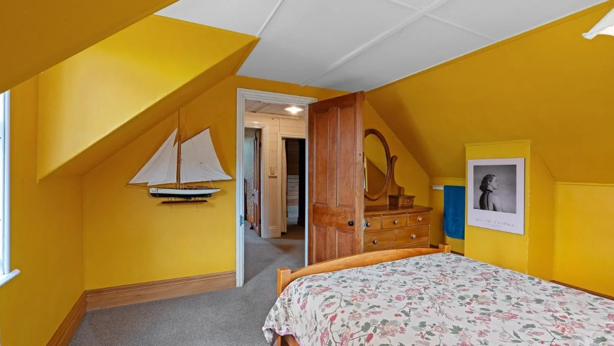 One of the four bedrooms in the property. 