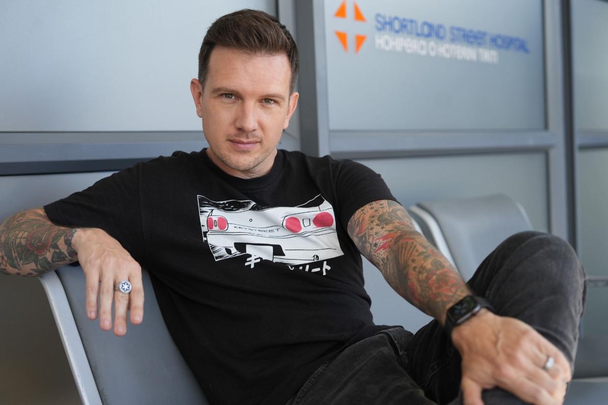 Jaxin Hall as Scott Lawson in Shortland Street. 