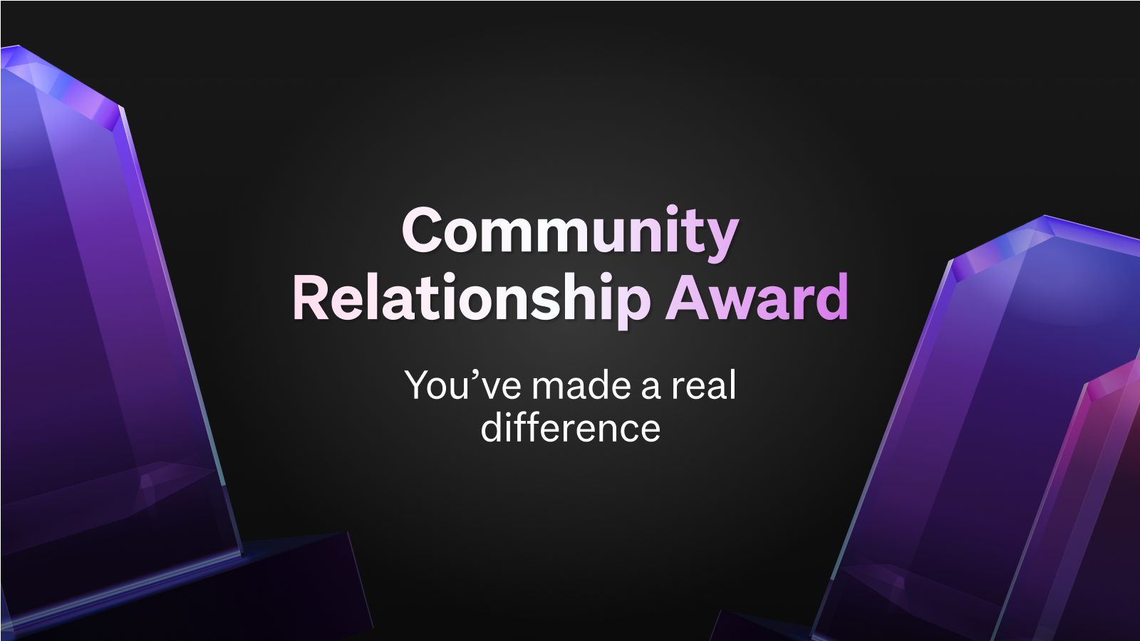 Community relationship award 