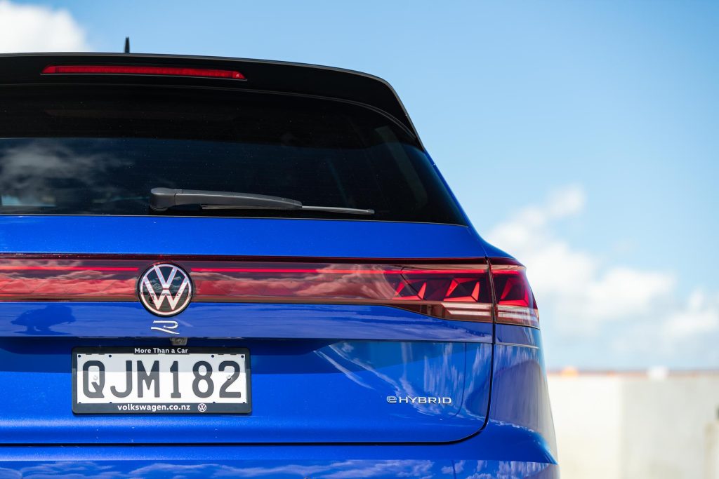 VW Touareg R PHEV tail light detail 