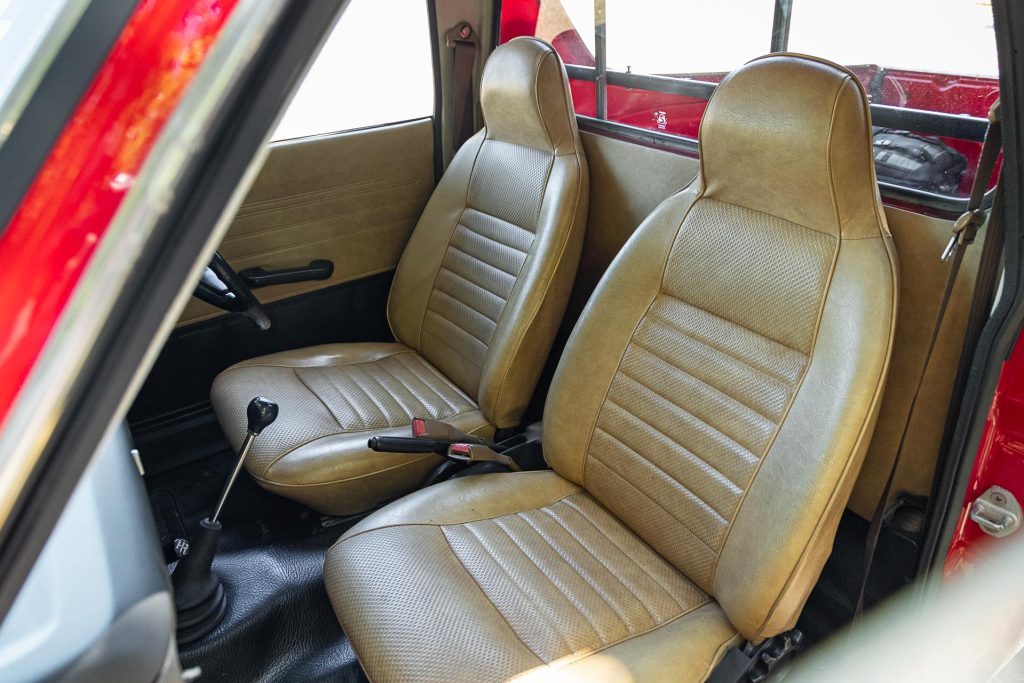 Subaru Brumby 1981 interior seats 