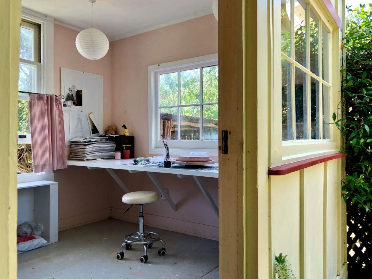 There is space for a studio. 