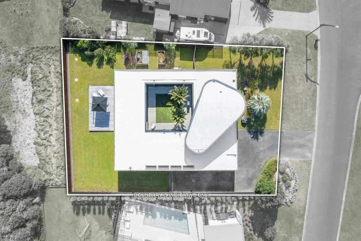 aerial view of Omaha bunker house
