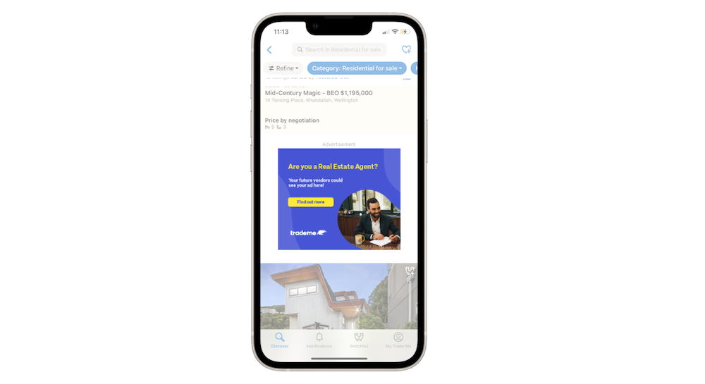 Mobile view