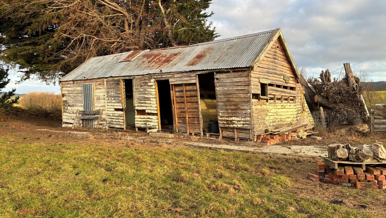 Decrepit house in Clutha.