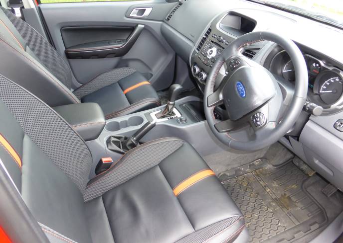 Ford Ranger Wildtrak Interior