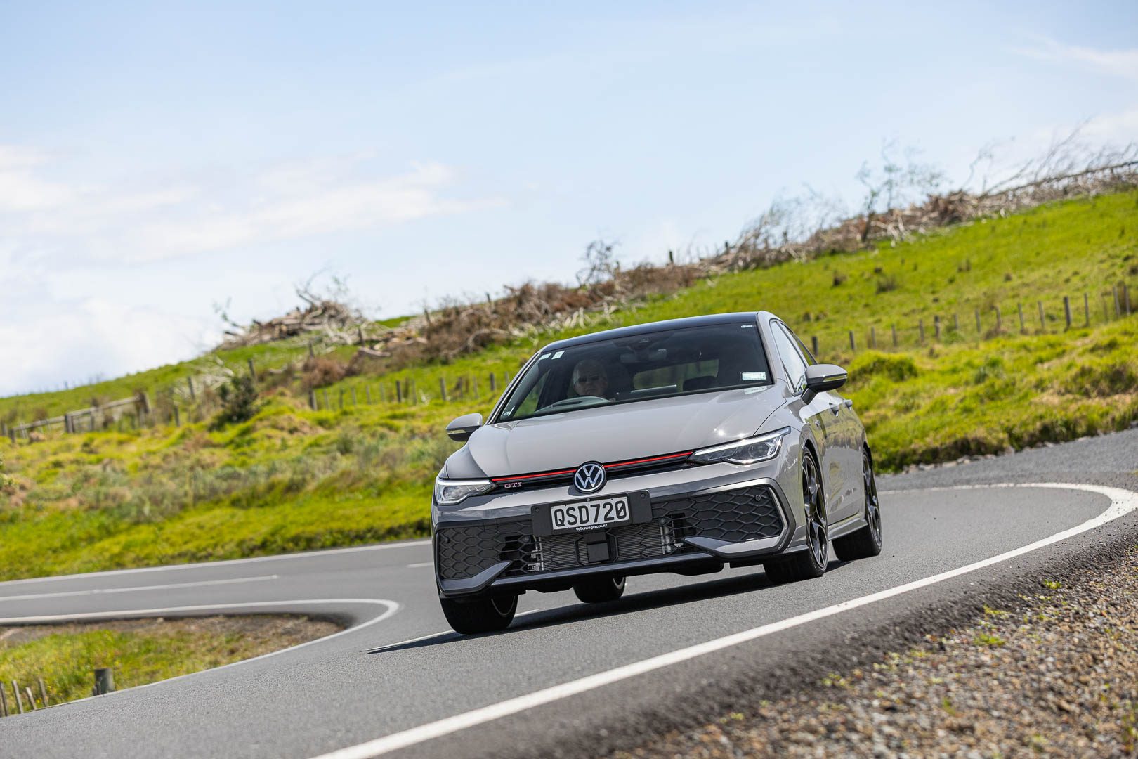 Volkswagen-Golf-GTI-front-cornering-shot