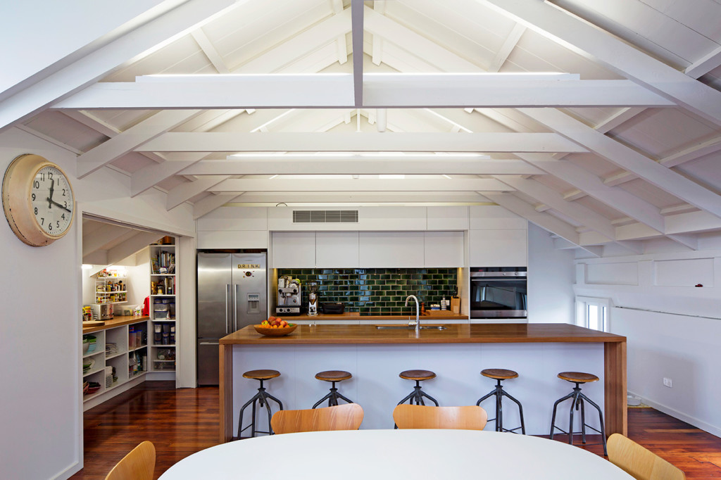 With its central island and easy flow between spaces, this kitchen by RTA Studio is a true social space. Photograph: Patrick Reynolds