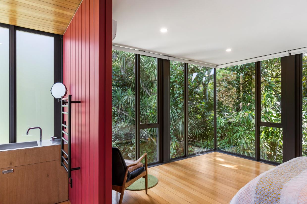 Relaxing seating opportunities are throughout the home. 