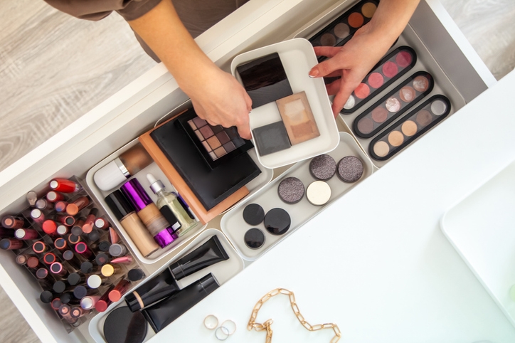 Organised Makeup Drawer