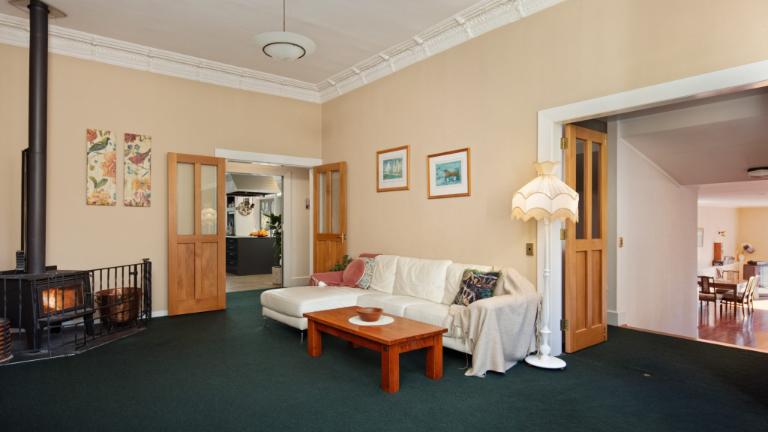 A log fire was added. Photo: RAY WHITE/TRADE ME