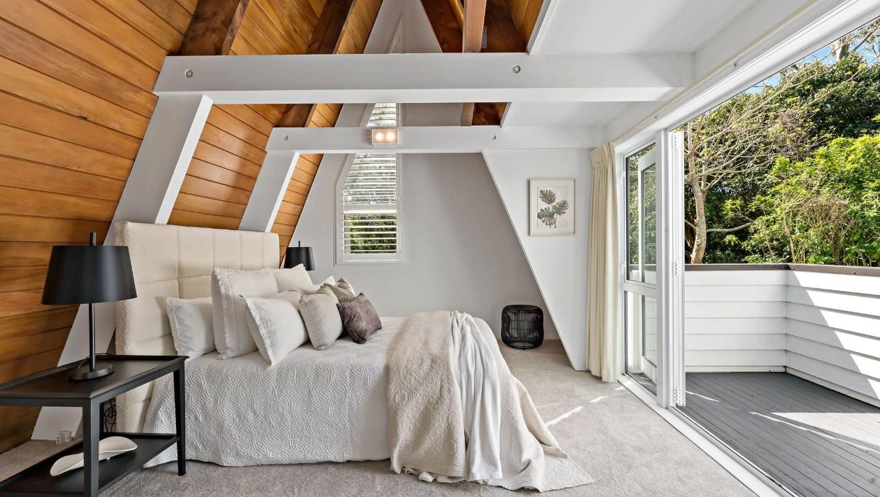 a frame bedroom