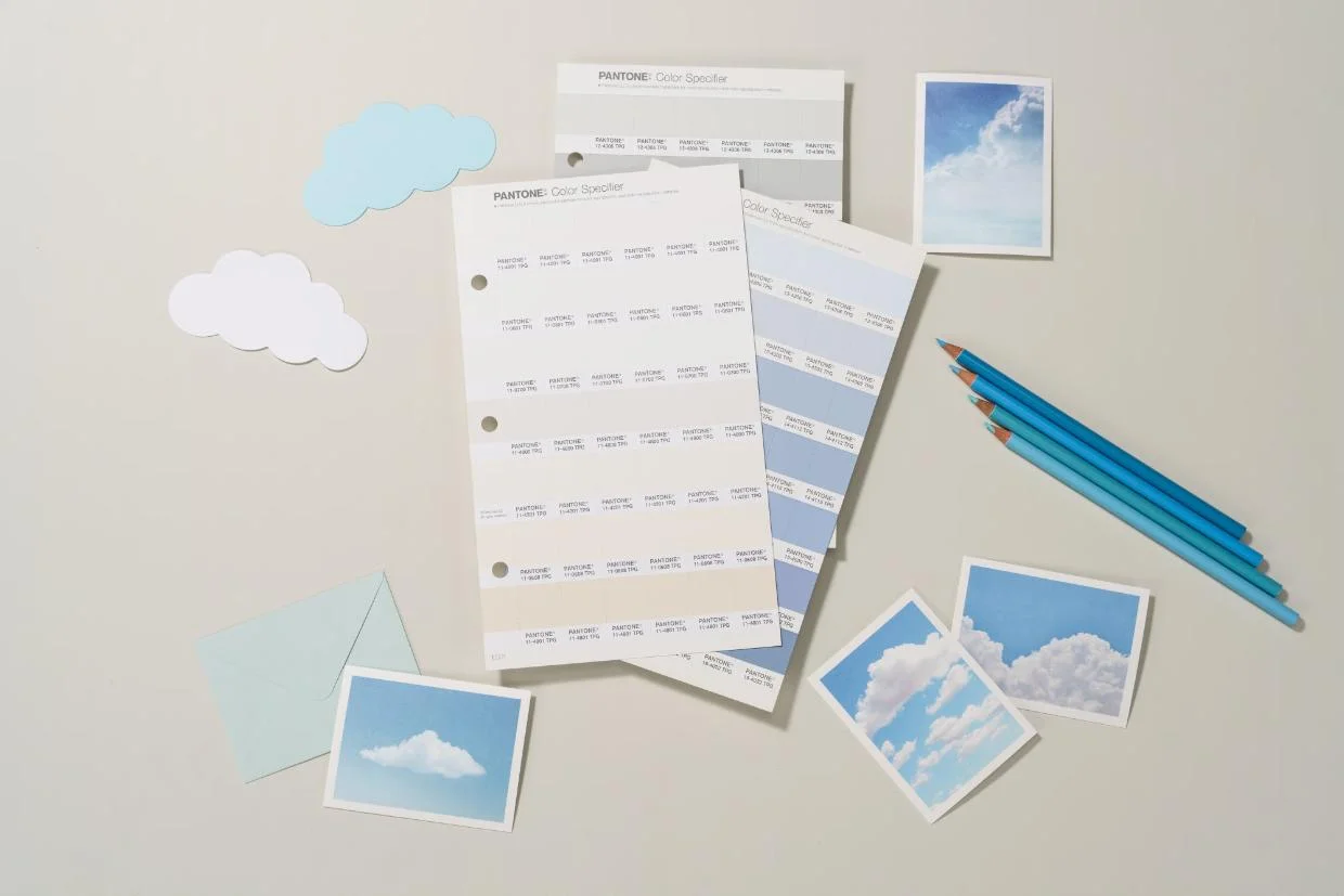 Soft pastels are a match for the kind of slightly off-white Pantone are offering for next year.