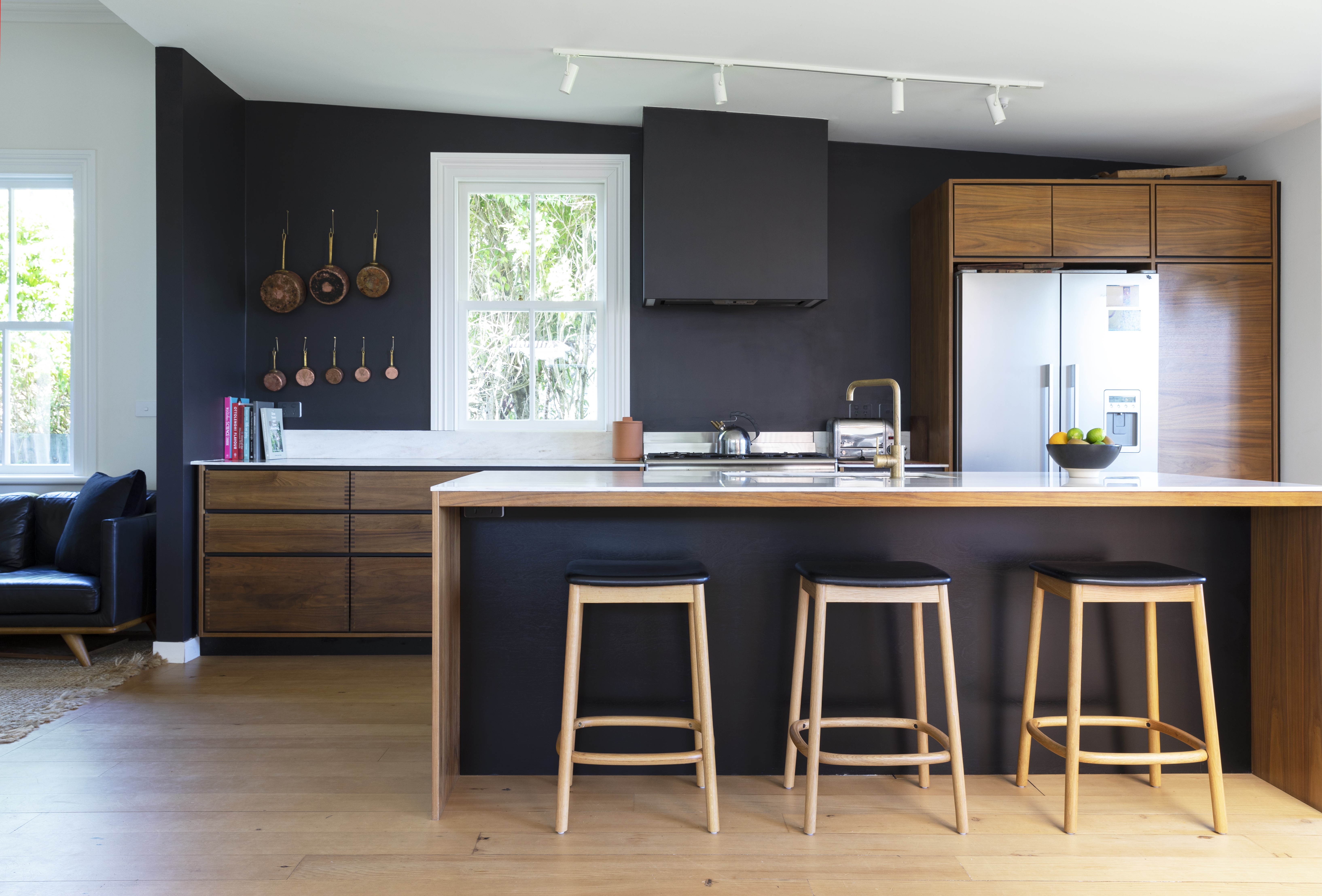 Modern kitchen revealed.