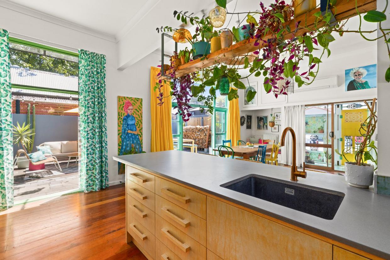 The large living area