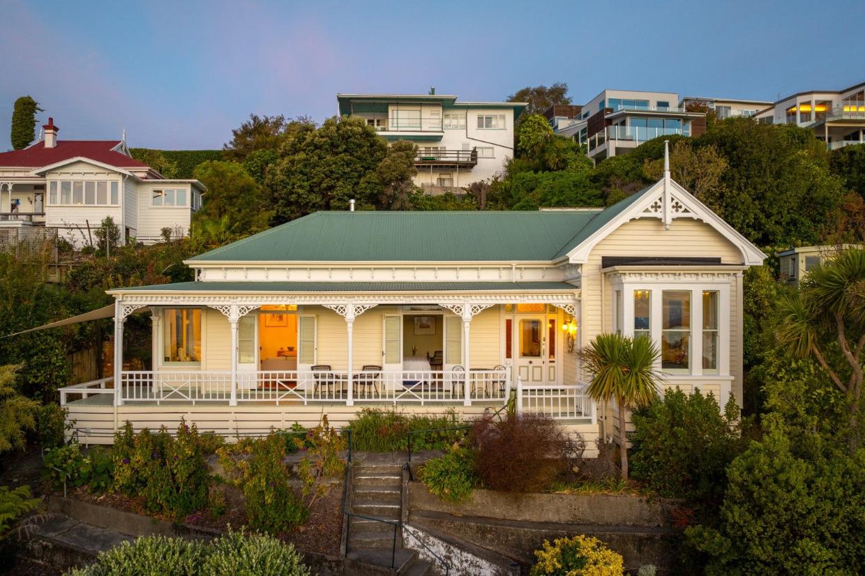 Nelson villa contains insane backyard views. 