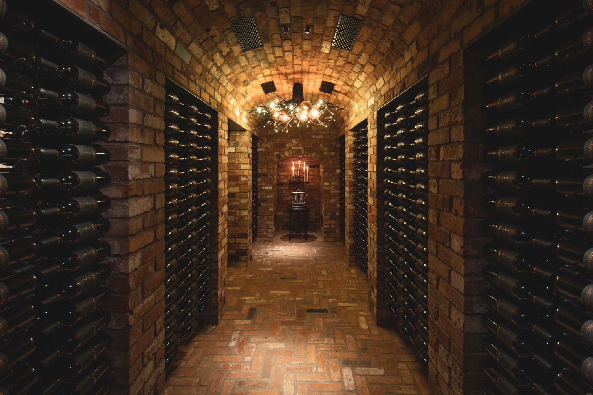 Wine cellar at Tantalus