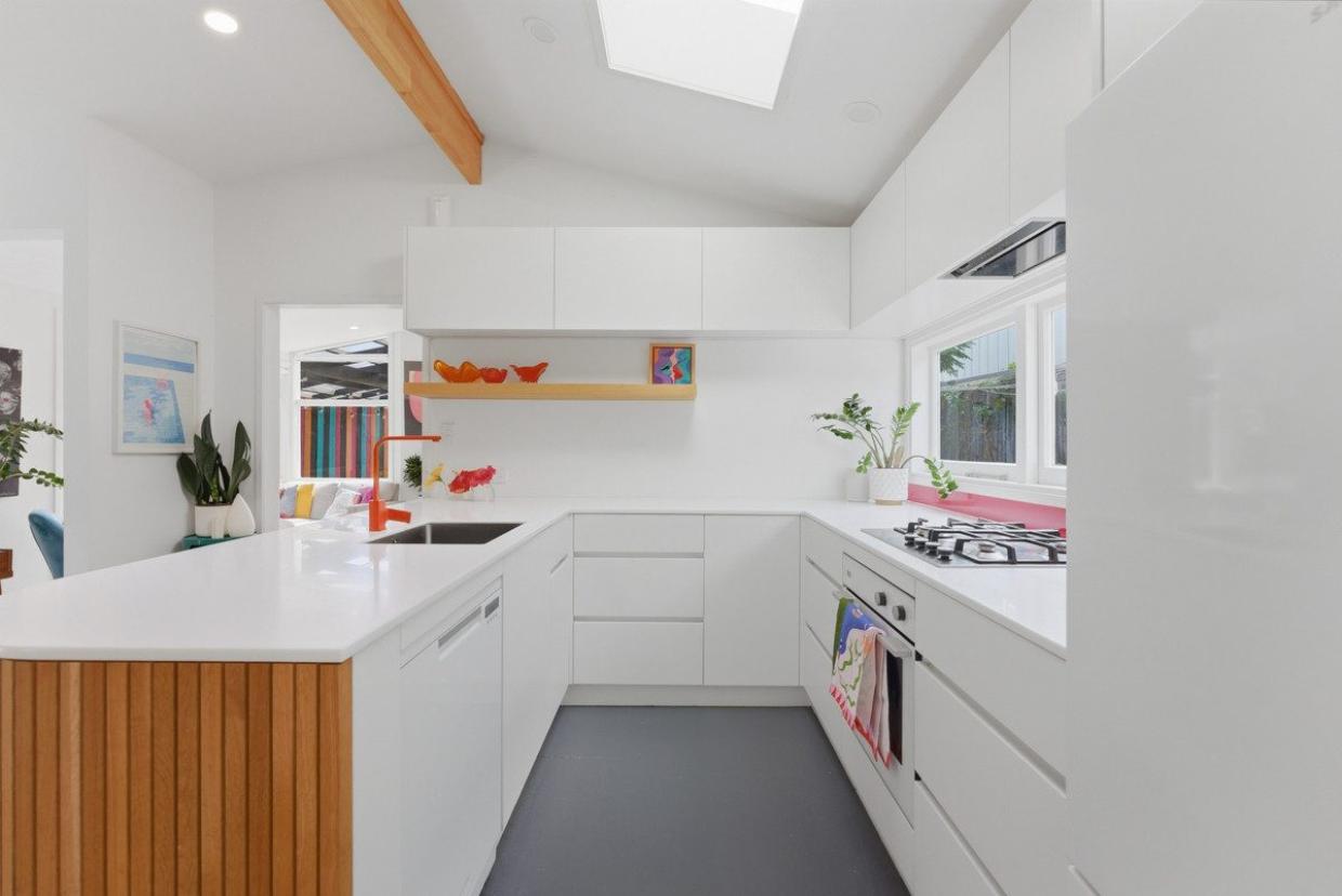 The Glen Johns-designed kitchen. 